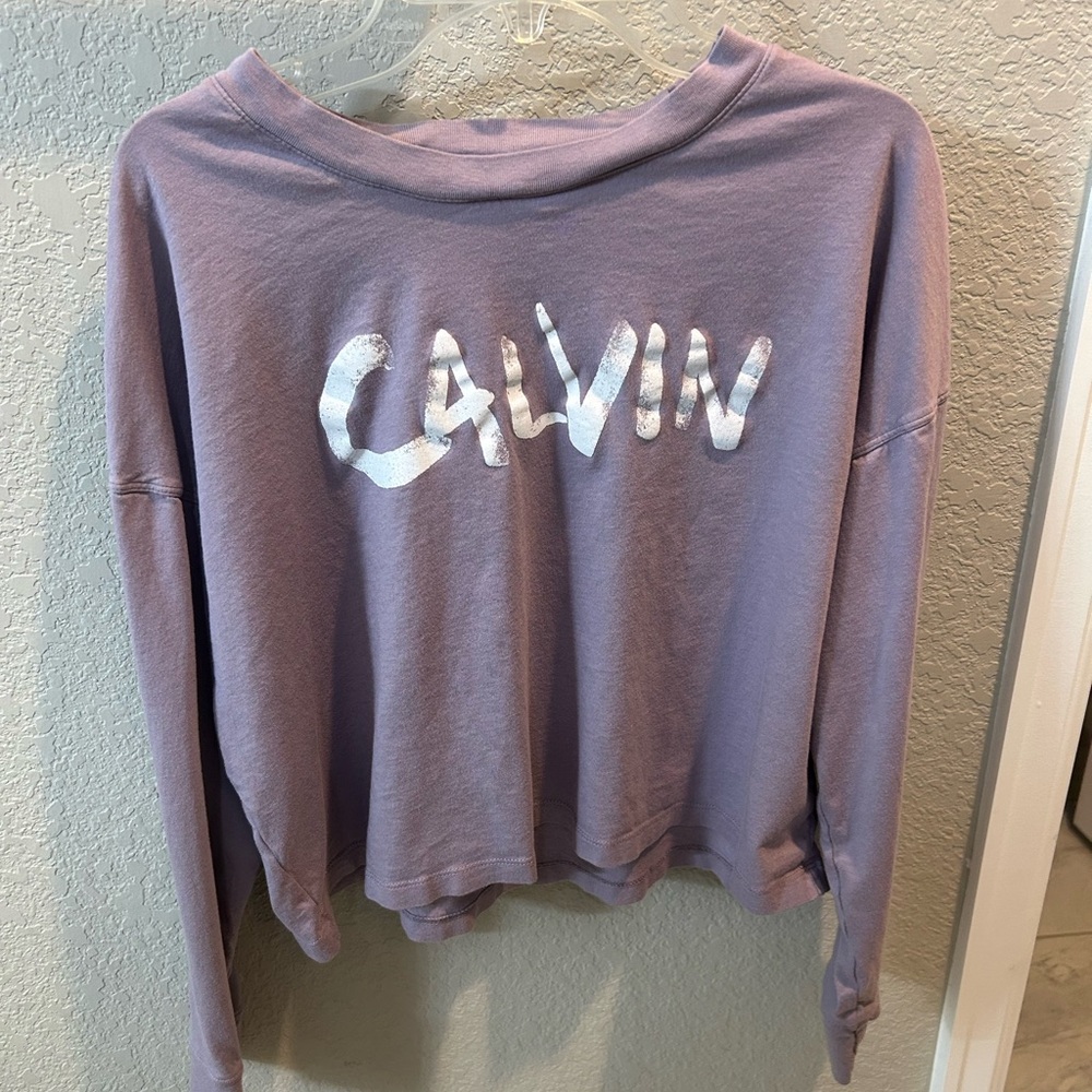 Calvin Klein Lavender Sweatshirt
